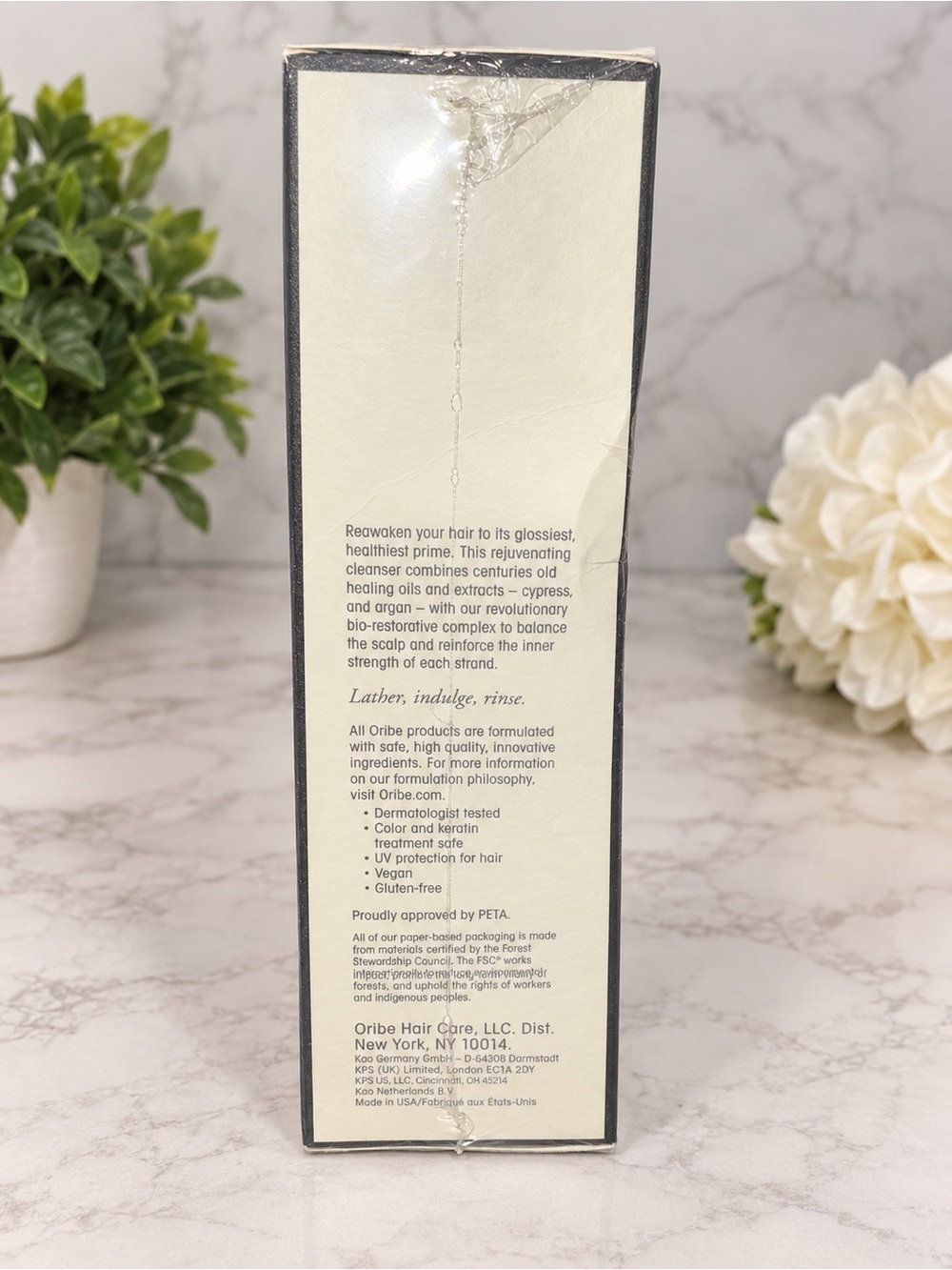 NEW! NEW Oribe Gold Lust Repair Restore Shampoo 8.5 oz Full Size LUXURY HAIR - Picture 3 of 4